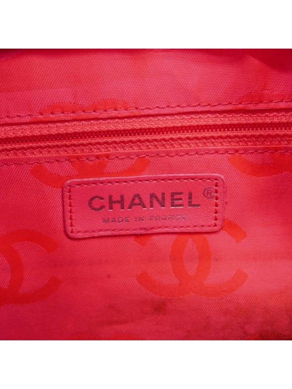 Chanel Tote Cambon Lambskin Black White Silver - Picture 5 of 10
